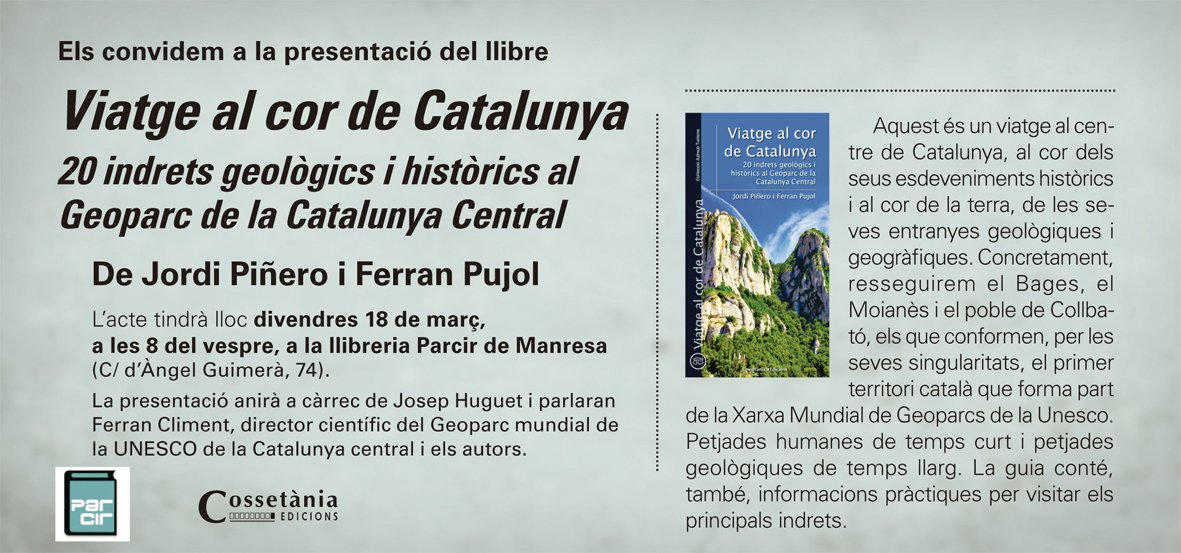Cossetania's tweet photo. #ViatgealCordeCatalunya el @Geoparc Cat Central divendres a Parcir @Manresainfo @CatEmocions https://t.co/FFAsj3zdQP https://t.co/9mgylqS3Ii