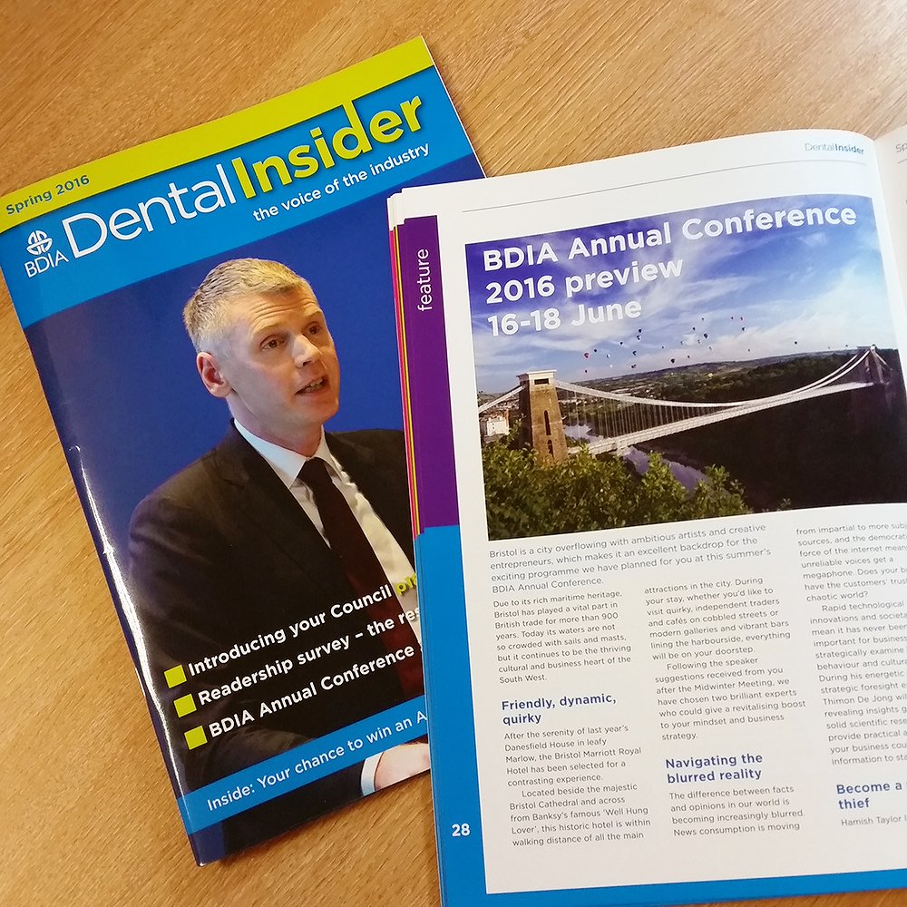 _BDIA_'s tweet photo. Find out what's in store at the #BDIAconference this June in the latest issue of #DentalInsider! https://t.co/ciUmDpelUd