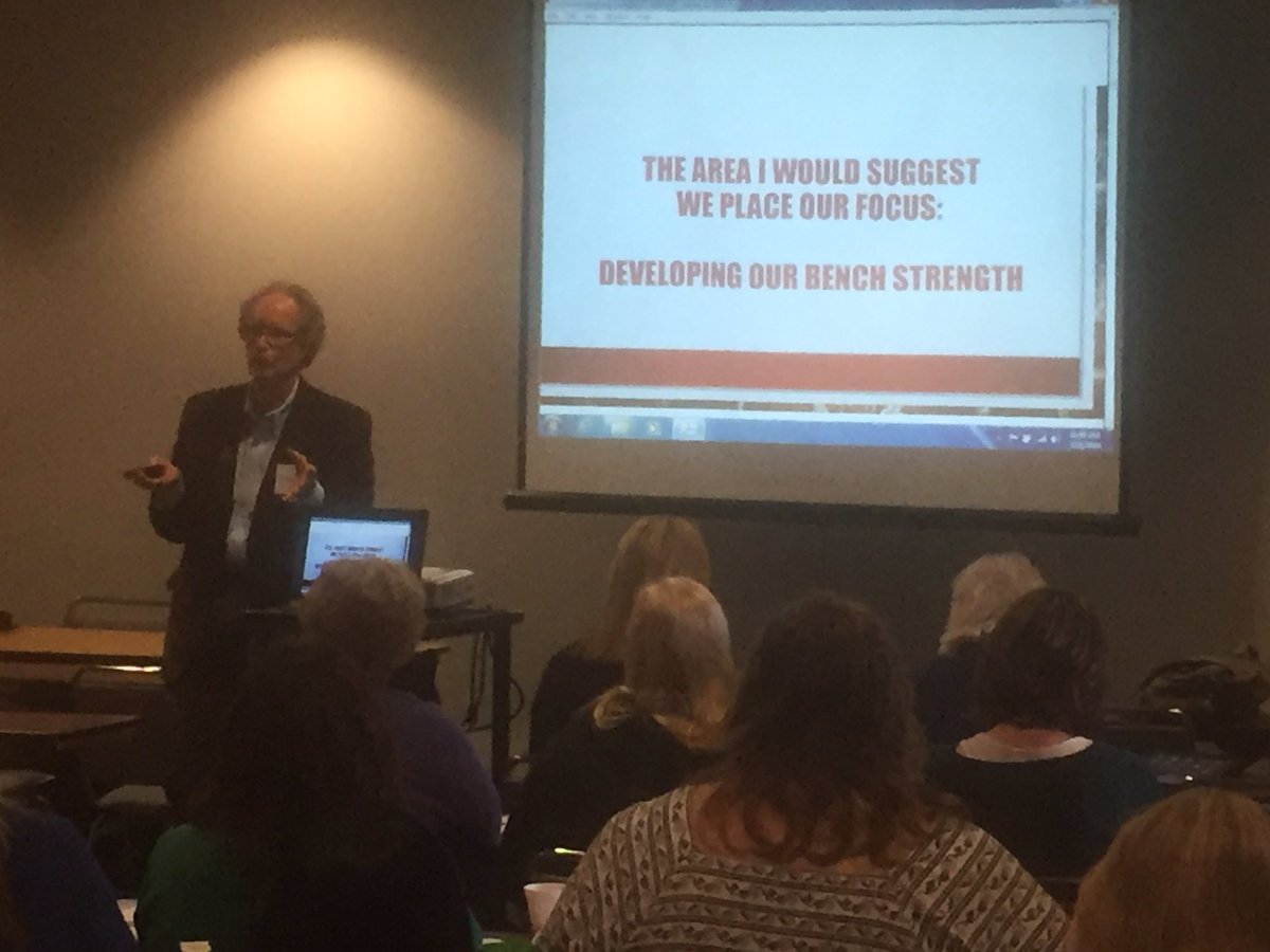 UnmachtMnCities's tweet photo. Dr. Craig Waldron discussing the importance of succession planning and building bench strength. #MCFOA Conference. https://t.co/D49RUwf6Y8