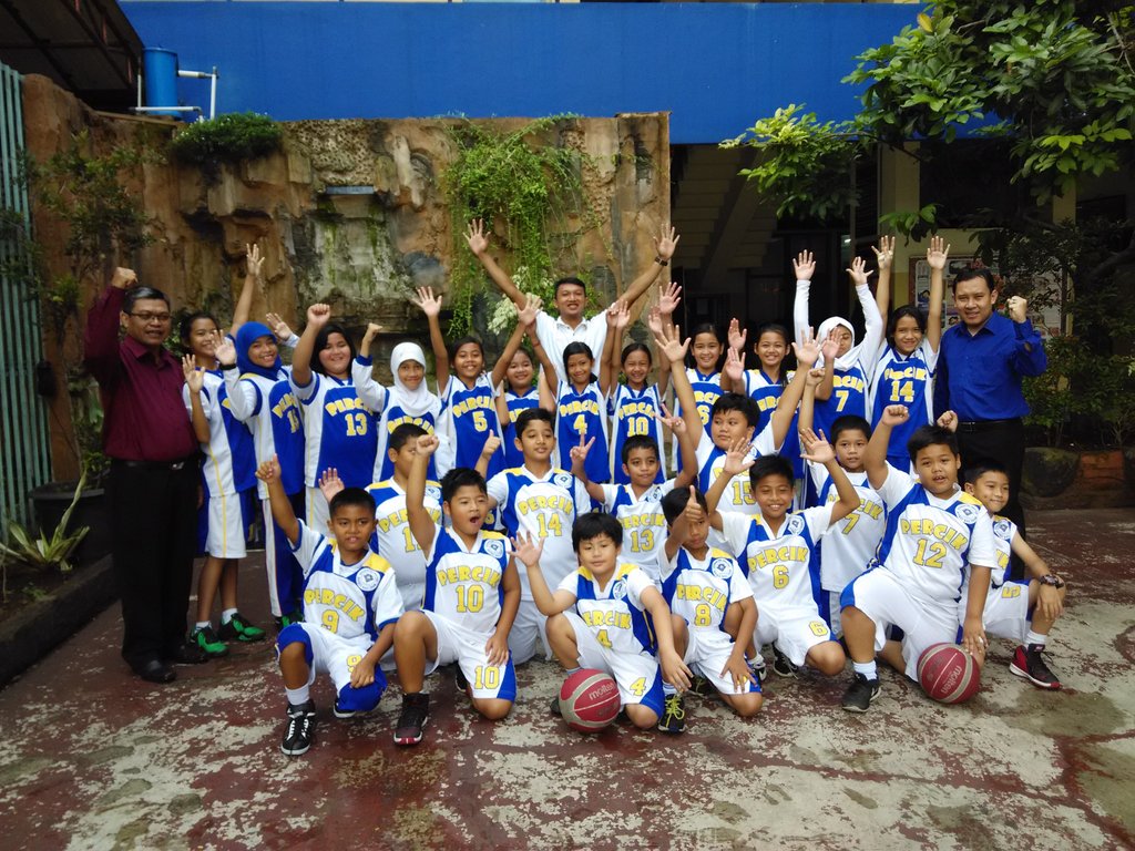 Bravo Tim Basket Percik di ajang O2SN 2016