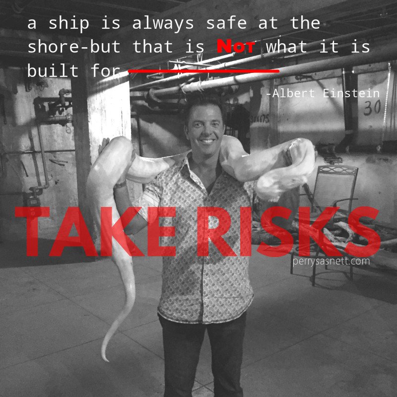 PerrySasnett's tweet photo. #Risks #WednesdayWisdom #FamilyMan #USN #BombExpert #Veteran #CEO #SoPerry Like my fb page https://t.co/ICAQksOsZh https://t.co/xZaWy4ka9Q