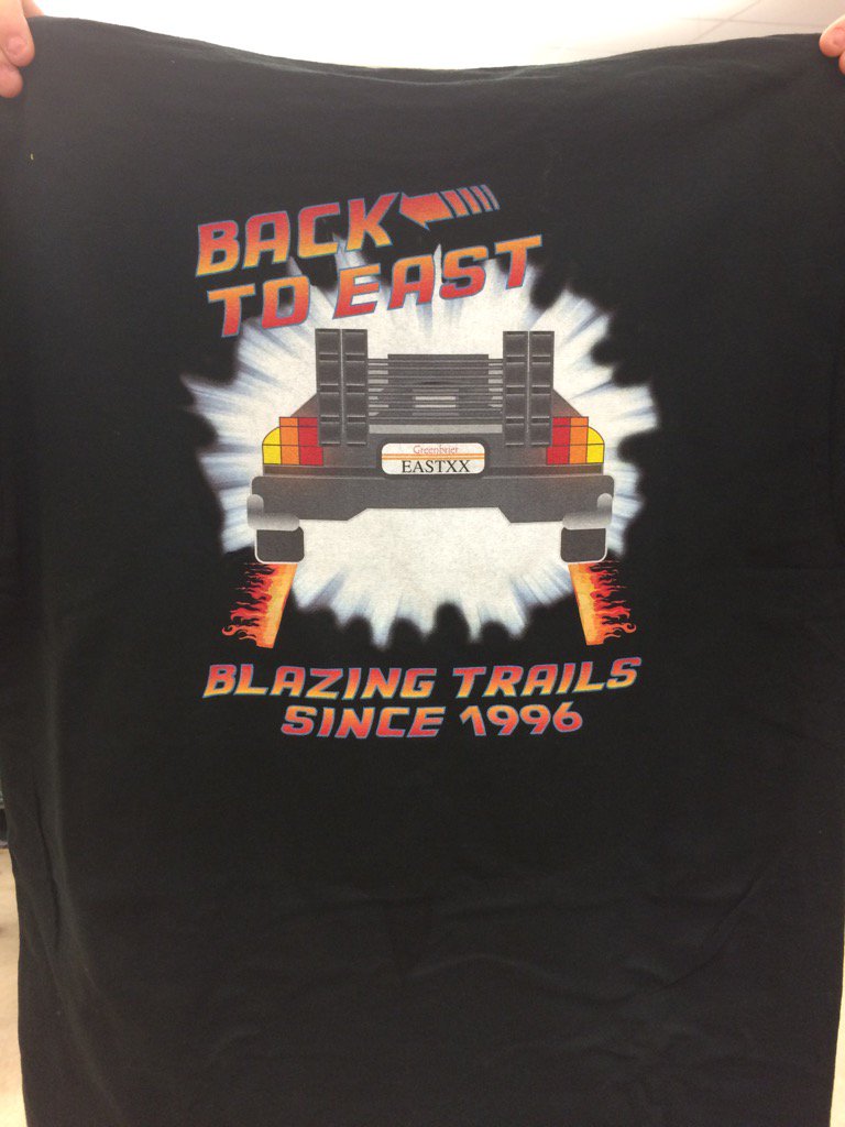 Our student-created conference shirts I was amazed how they brought together pieces each made #proud #eastcon16