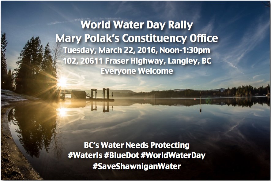 SRA_INFO's tweet photo. .@Sierra_BC @TorranceCoste @shawnigan1 
Please join us, share w/networks #WaterIs #BlueDot #SaveShawniganWater https://t.co/BgtlAbtTW4