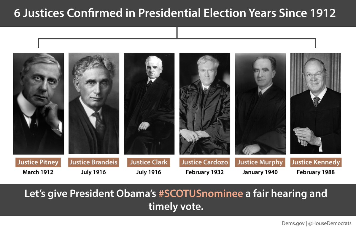 USProgressives's tweet photo. 14 presidents have appointed 21 justices during presidential election years. #SCOTUSnominee https://t.co/tqeCgPhGzy