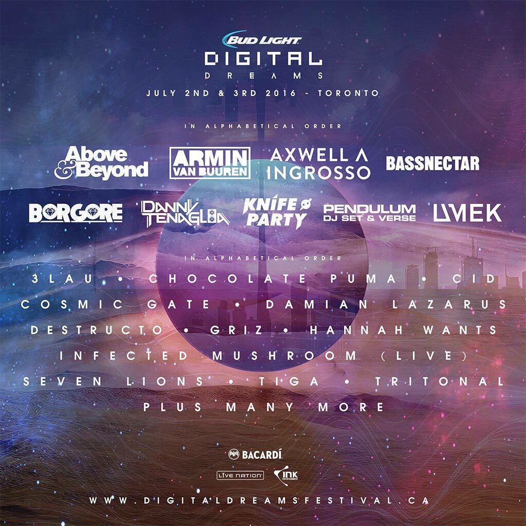 TorontoRC's tweet image. CONTEST: Win tix to @DigiDreamsFest to see @Pendulum @ChocolatePuma @DannyTenagliaDJ + more bit.ly/1WlFIN0