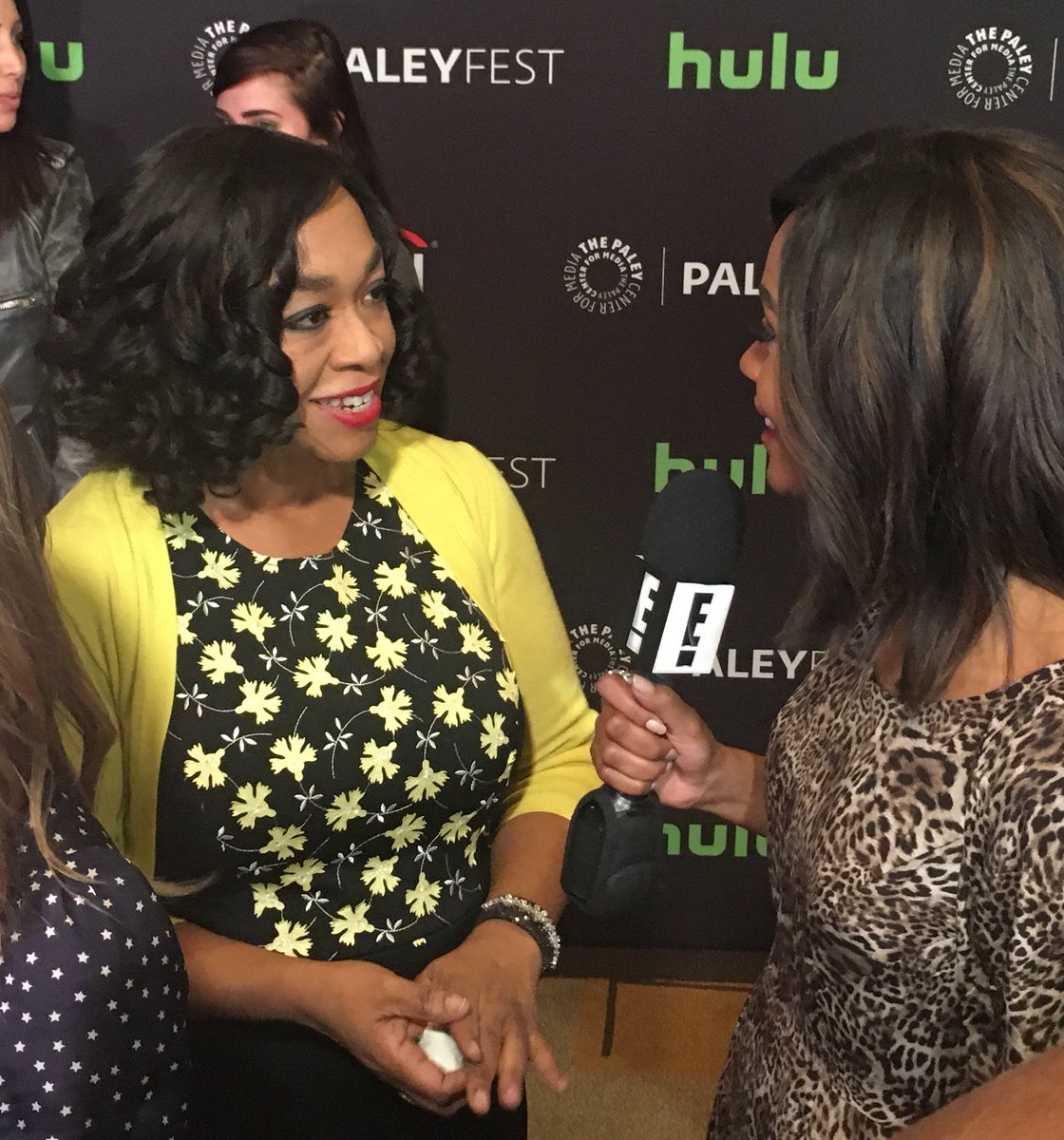 ZuriHall's tweet photo. So much fun interviewing the stars of one my fave shows at #ScandalPaleyFest!! Catch our chats TONIGHT on @ENews! https://t.co/IVFq2R2CHO