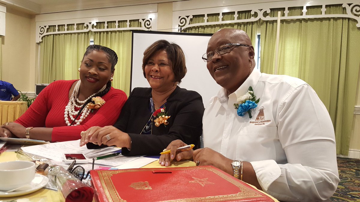 KemeshaSwaby's tweet photo. Three of Jamaica's most outstanding women in business. 
Yaneek Page, Marcia Forbes, Audrey Hinhcliffe. https://t.co/Wdr971BMuY