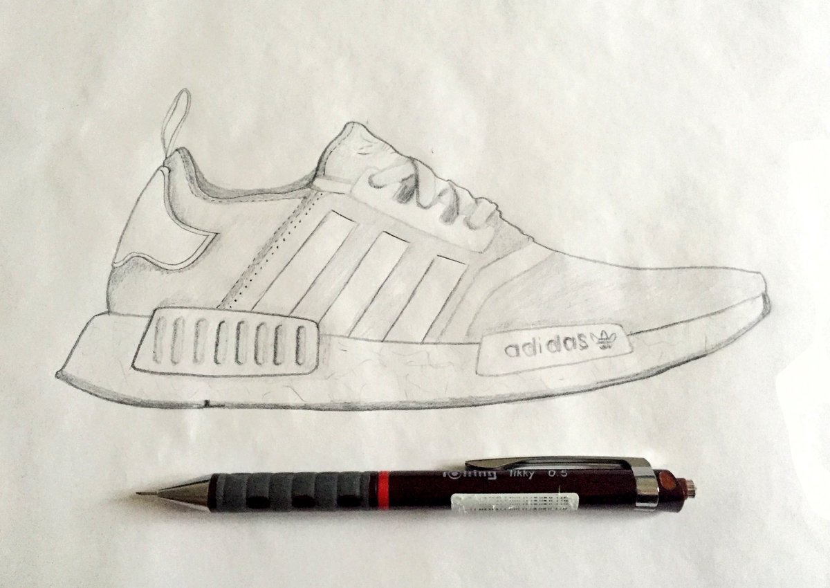 adidas nmd drawing