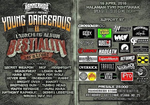 Siap ikut pesta Bersama Pasukan 146 Street Dari priyok ! 
16 april 2016 at Lapangan TVRI Pontianak ! SEE YAA !