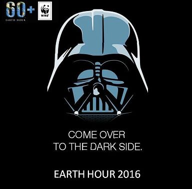 Switch off your lights to show that you care about our planet! #EarthHour this Saturday, 19 March, 8:30pm your time
