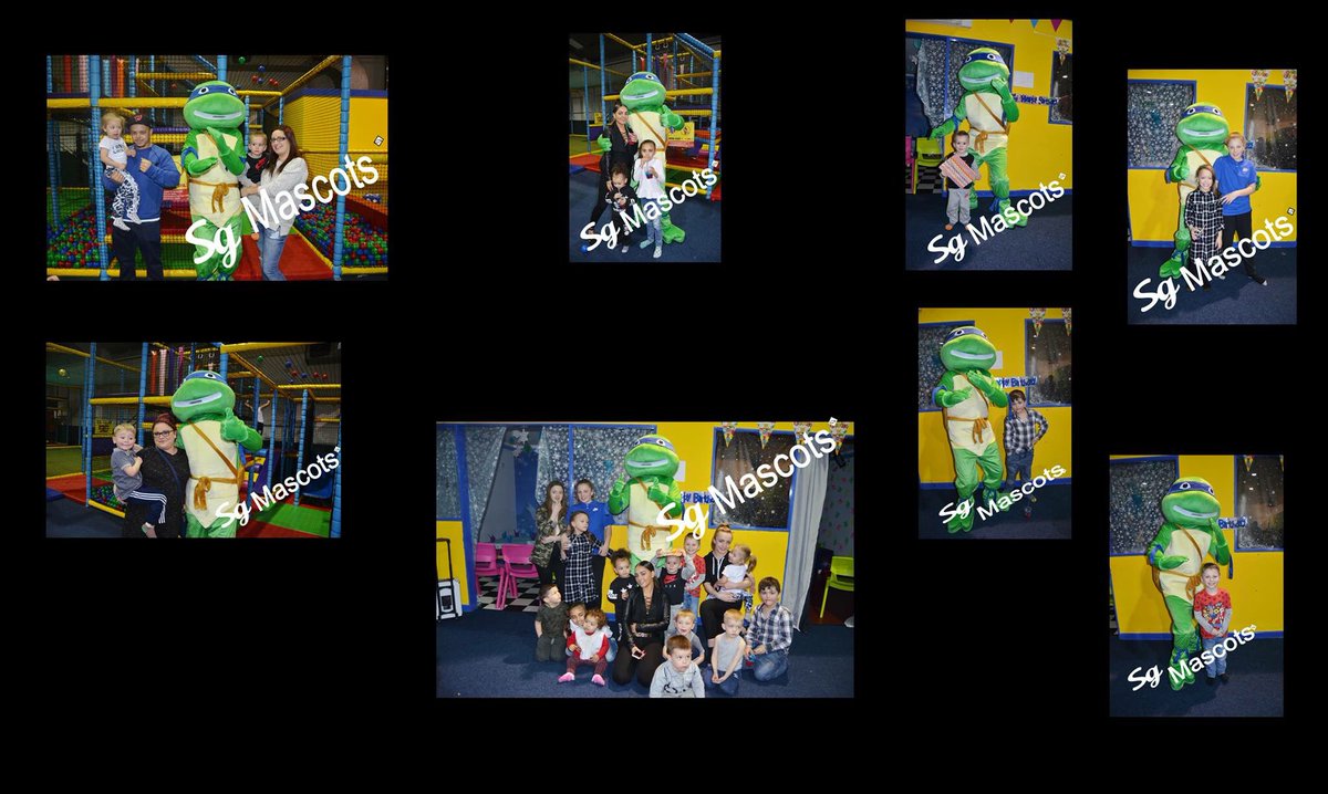 SimsaTwit's tweet photo. #Mascots   SG Mascots. Ninja Turtle had a great time at this Birthday. Packages start from £30. https://t.co/qzsQQ3N6hJ