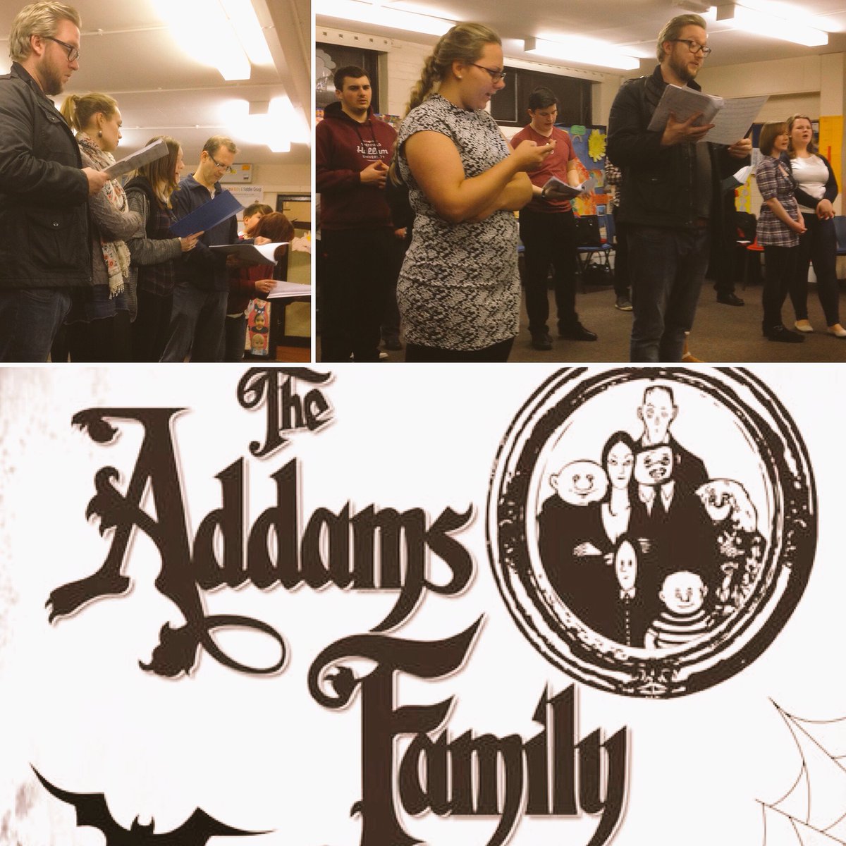 KPlayersDerby's tweet image. The cast are all hard at work in the hope that we might have #OneNormalNight... #TheAddamsFamily