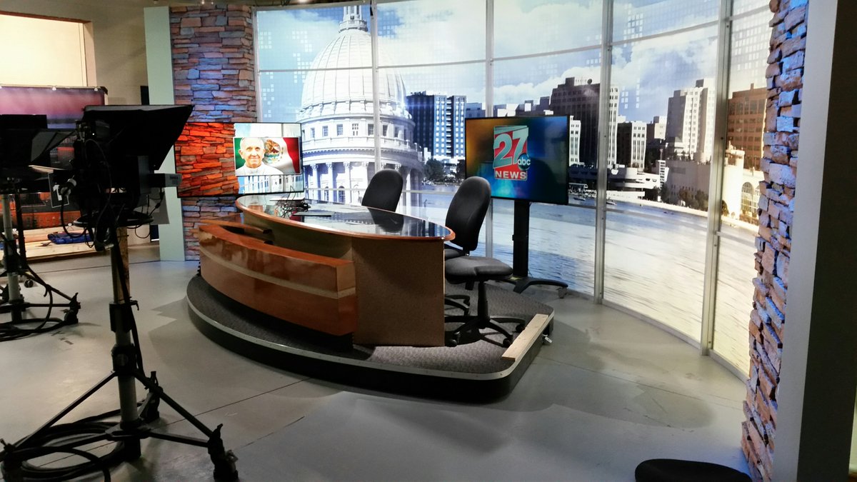 edreamsWTKR's tweet photo. #WKOW 27 News will look different today. We're in our "temporary" home while our brand new home is built! #Madison https://t.co/vYOWIAHfeL