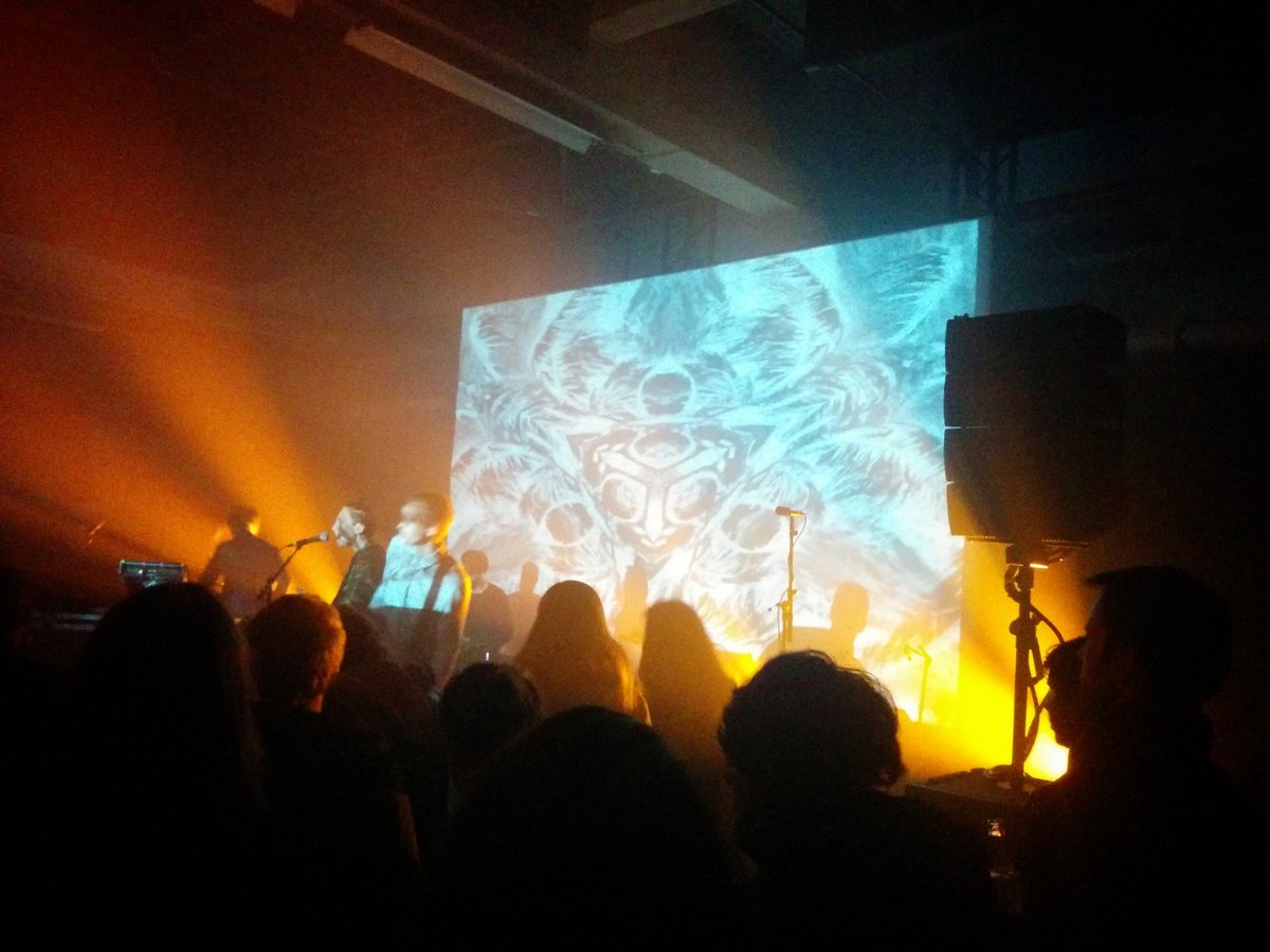 LionBeach3D's tweet photo. @vokmusic with surprise @LionBeach3D visuals. It was a pleasure! #kerkgent #abstrkt #visuals https://t.co/RtyuWP0wqP