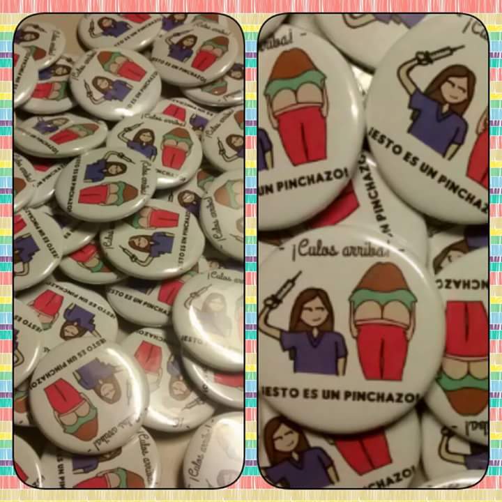 enfermeri95's tweet photo. YA ESTÁN AQUÍ NUESTRAS CHAPAS!! ¿QUIERES UNA? CÓMPRALA POR 1€ ANTES DE QUE SE AGOTEN!! @enfermeri95  está a tope!! https://t.co/qPoOfkkudZ