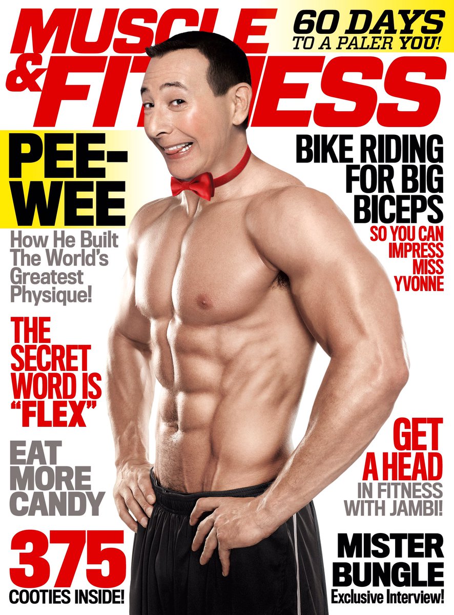 Congrats to my friend <a href="/peeweeherman/">Pee-wee Herman</a> on his first <a href="/muscle_fitness/">muscle_fitness</a> cover!
#PeeWeesBigHoliday
Photo cred: <a href="/shawnperine/">Shawn Perine</a>