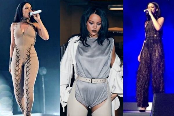 thigh high belted boots rihanna
