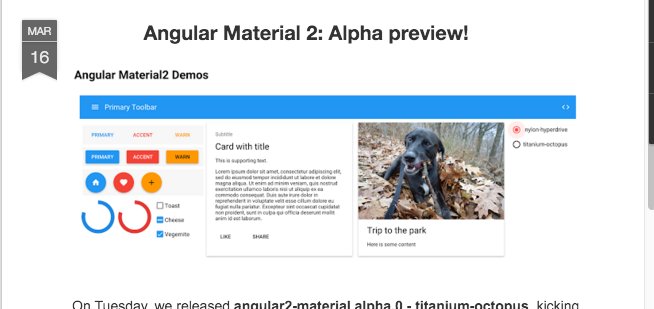 naomitraveller's tweet photo. What does the new Angular Material 2 alpha preview mean for #ngmaterial? Read on: https://t.co/mF5rqZMVDr https://t.co/fZGzBLLkoY