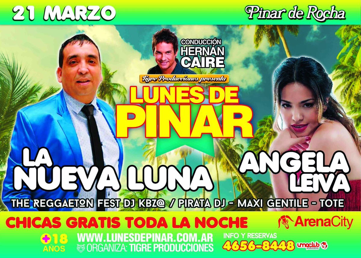 ElTigreMarcelo's tweet photo. q semánita se viene a @LunesdePinar @elmagoestudio @AngelaLeivaOk @DALILA_REINA @damicordoba y vos q baile elegís ? https://t.co/eJfmpW4OqQ