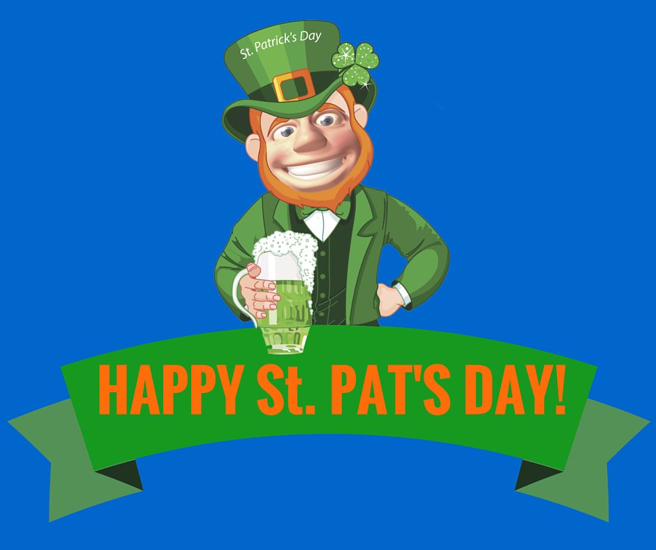 samis1988's tweet photo. A very Happy St. Patrick's Day to all our Facebook Friends!  :)
Wishing you all the luck of the Irish! https://t.co/IYE3fw1NkC