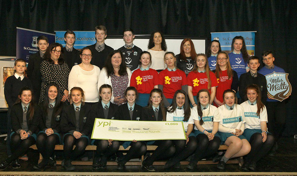 St Ciaran's College (@stciaransballyg) on Twitter photo <a href="/cormactrust1/">The Cormac Trust</a> @addictionni <a href="/oisinsmemory/">Oisín McG Foundation</a> <a href="/HemiHelp/">HemiHelp</a> @miles4matty16 <a href="/ypi_NI/">YPI NI</a> <a href="/Chldns_Hrtbeat/">Childrens Heartbeat</a>
<a href="/SCCPeregrini/">St Ciarans Peregrini</a> FINALISTS! <a href="/cormactrust1/">The Cormac Trust</a> @addictionni <a href="/oisinsmemory/">Oisín McG Foundation</a> <a href="/HemiHelp/">HemiHelp</a> @miles4matty16 <a href="/ypi_NI/">YPI NI</a> <a href="/Chldns_Hrtbeat/">Childrens Heartbeat</a>
<a href="/SCCPeregrini/">St Ciarans Peregrini</a> FINALISTS!