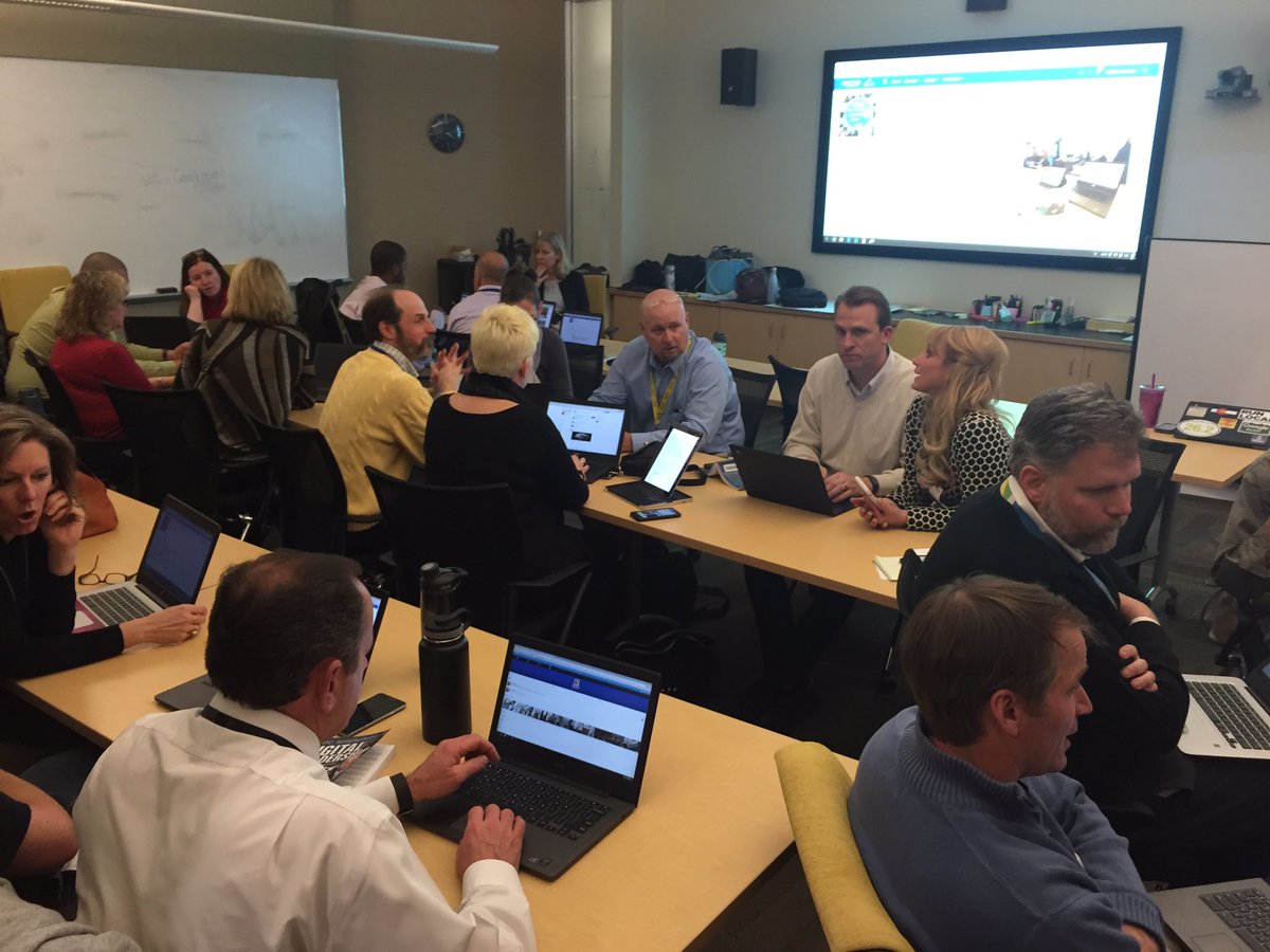 BVSDEdTech's tweet photo. Our #bvsd leaders sharing thoughts about digital leadership at #googleboulder #digilead https://t.co/44o5vNbSDf