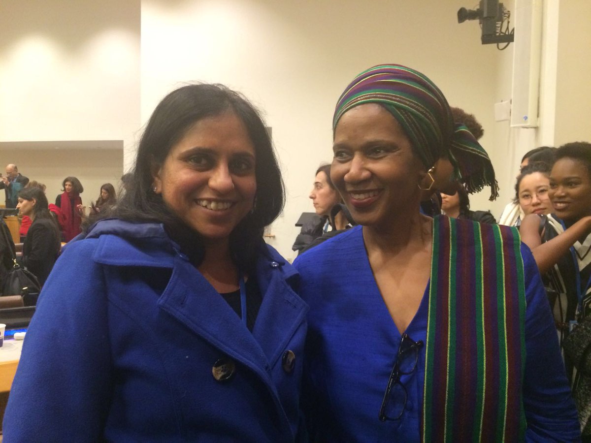 WHIWHCHC's tweet photo. Here we have our very own Jothi Ramesh with the ED of UN Women, Phumzile Mlambo-Ngcuka! #CWS60 https://t.co/Pha9uVu4z8