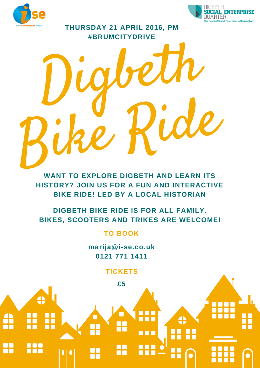 CycleSouthBrum's tweet photo. Do you want to explore Digbeth and learn about its history? On a bike?
https://t.co/AnExeE1TdW #BrumCityDrive https://t.co/Z2RLGuhiov