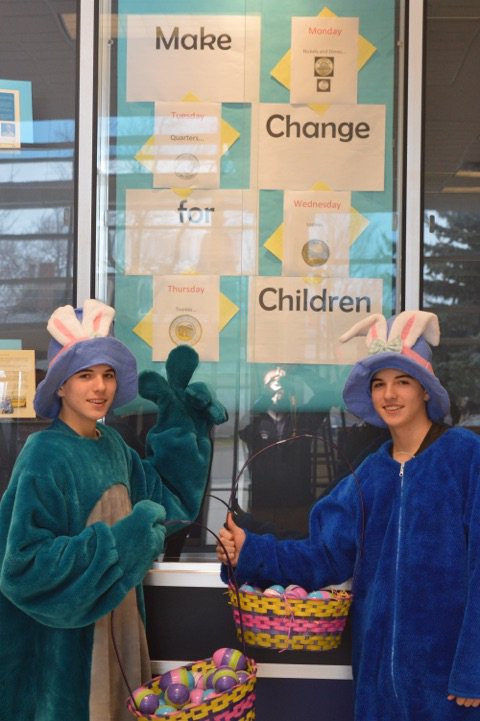 efnniagara's tweet photo. Thanks to the Blue Bear Bunnies from @port_high for raising funds for DSBN students #MakeChangeforChildren! https://t.co/6LUlAX3GRA