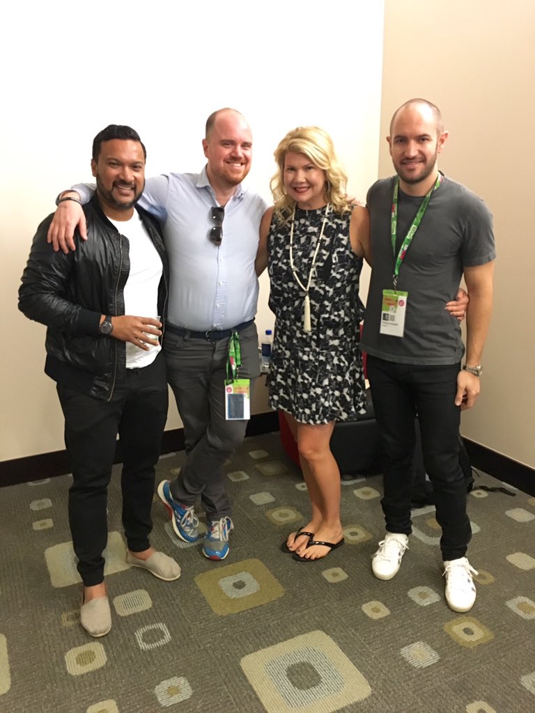 MACPresents's tweet photo. T-5 till our @sxsw #goodiscool panel! @bobby_campbell @afdhelaziz @MarcieAllen @ahampp https://t.co/3ssMjuuPLz