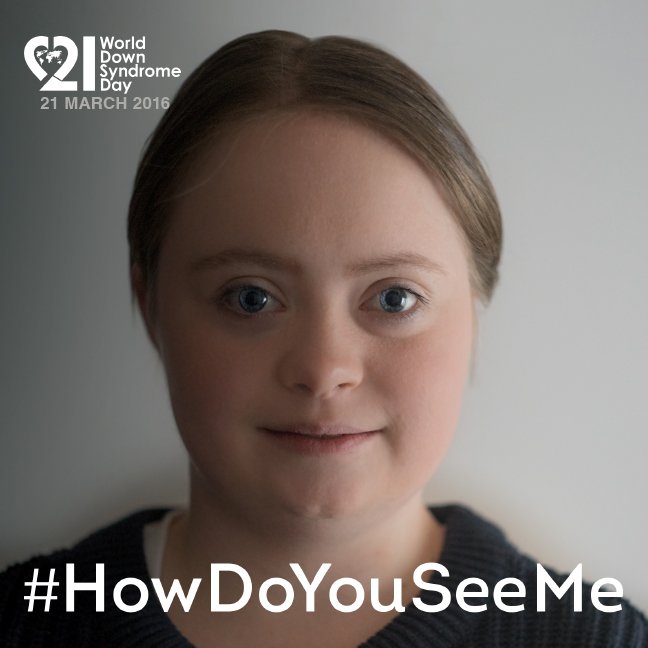 WorldDSDay's tweet photo. Watch the #HowDoYouSeeMe #WDSD16 Video and please share https://t.co/JlLJWwfRmK…https://t.co/F4lq2FZ4pI https://t.co/NmdVJ25kzH