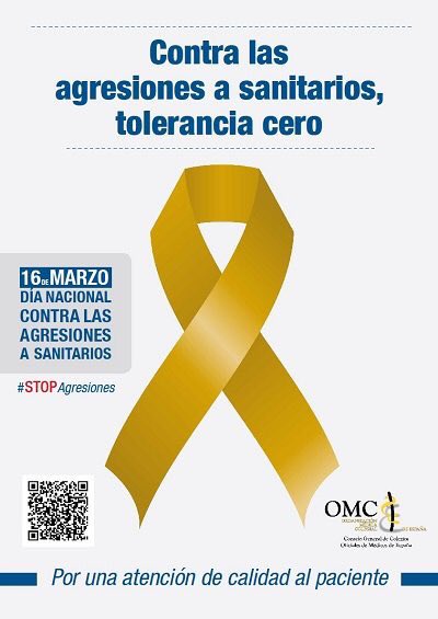 Desde el Hospital Infanta Luisa nos sumamos a la campaña #StopAgresiones @OMC_Espana