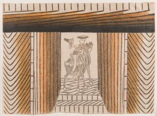 edlingallery's tweet photo. See this wonderful drawing by acclaimed self-taught artist #MartinRamirez in #WorldMadeByHand, ending March 20. https://t.co/wlKcNozGnK