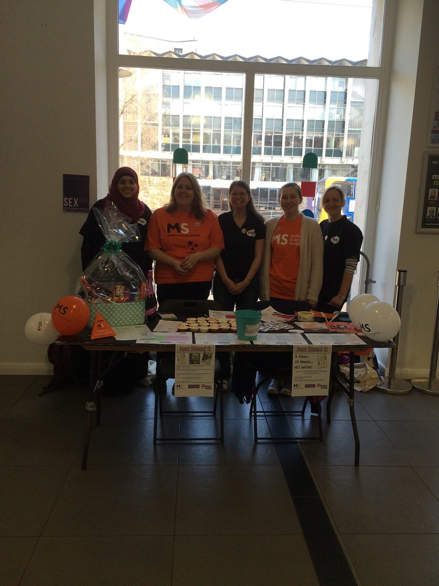 chelsie_gibson's tweet photo. @JustBlendIt stall at SU today @mssocietyuk @UoMGivingVoice @GivingVoiceUK https://t.co/dGjVCV8kQH