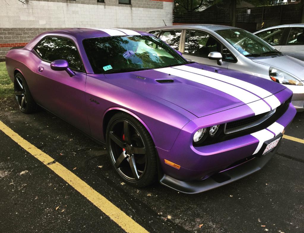 Dodge's tweet image. Modern-day warrior. (Photo credit: Zhaoyi J.) #ThatsMyDodge