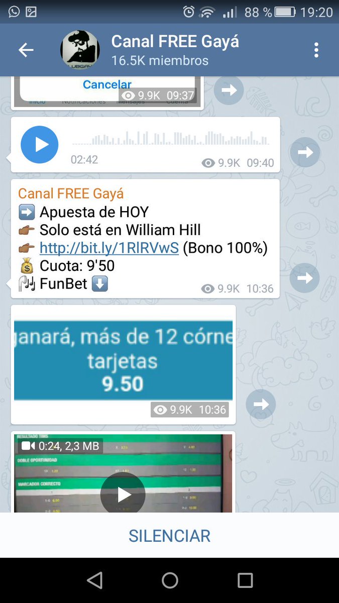 Chusadovic's tweet photo. @Juangayasalom Buenas tardes amigo. Tu apuesta especial que solo está en William Hill con bono chachi piruli https://t.co/YIhQS2v5kM