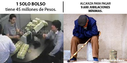 guiraguir's tweet photo. Clarísimo... Después los #KirchneristasCorruptos te hablan de los 4 millones de jubilados incluidos... #HdPuta https://t.co/h74VL5q6qP