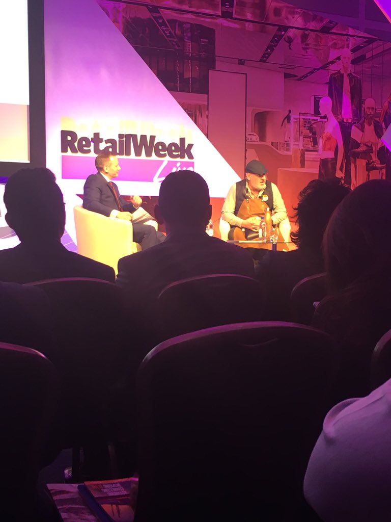 Ray Kelvin,CEO TED BAKER showing how you really can take the element of fun in business and be so impactful #RWL16