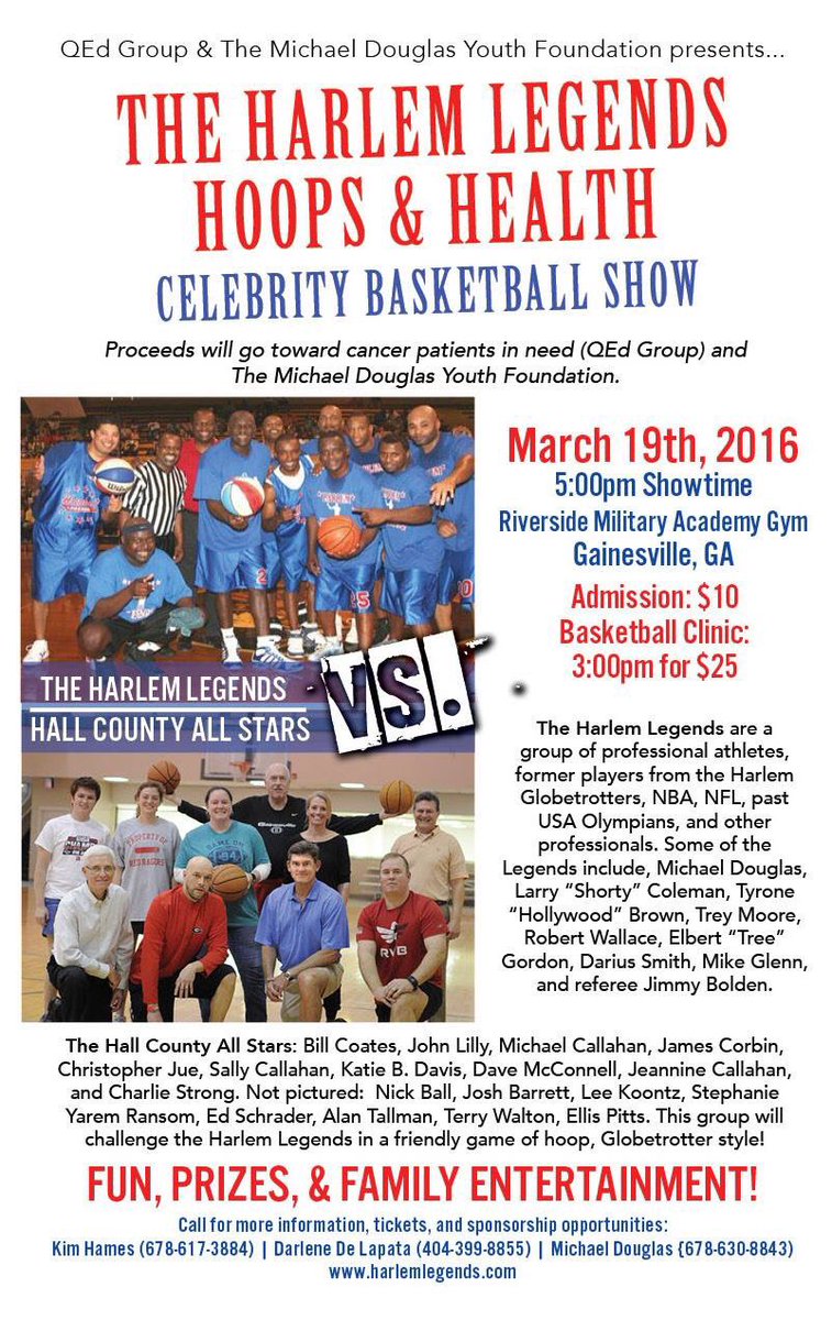 AbernathyCochr1's tweet photo. This weekend! Tickets still available! #harlemlegends #basketball @gtimes @access_wdun @GrHallChamber https://t.co/Dx5wvwXFlH