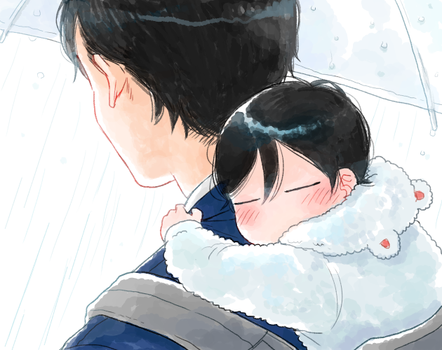 「父ちゃん 」|かとうおわるのイラスト