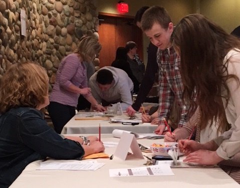 WeSecureFutures's tweet photo. Some Hamilton H.S. teens made wild financial choices on personal care @ #RealityDay. Good conversation starter on $! https://t.co/ZnfLrDSiig