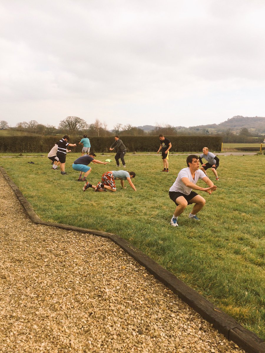 SBPT136's tweet photo. The guys at @giloindustries smashing the workout at lunchtime today! #WorkoutWednesday #squat #pressup #situp https://t.co/oiZxnrk6Ma