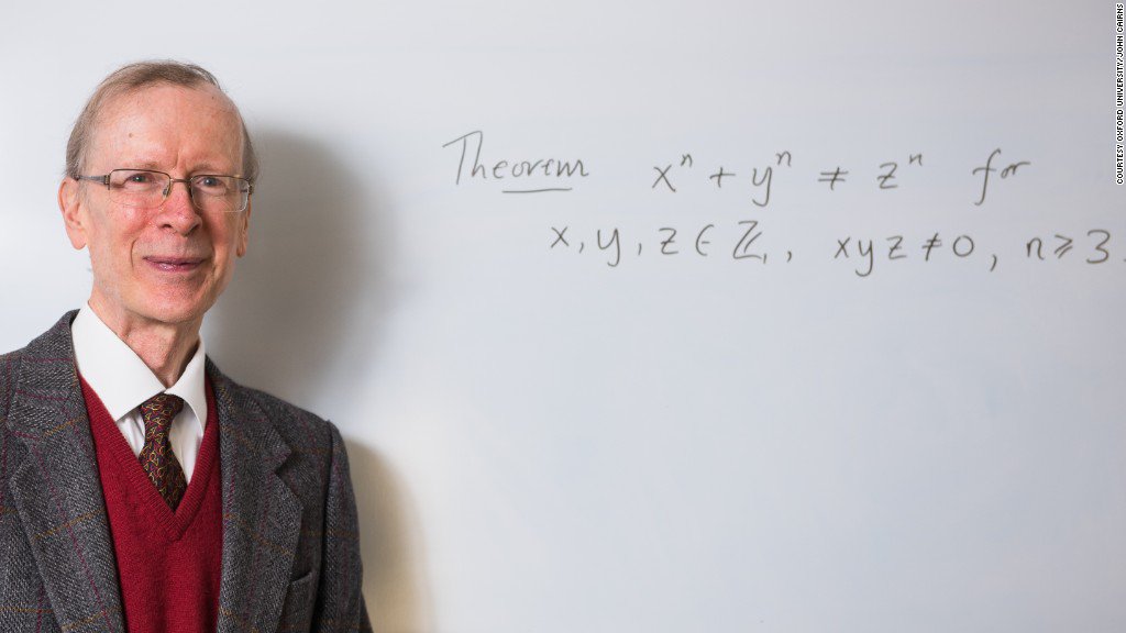 This Oxford professor just won $700k for solving a 300-year-old math equation cnn.it/1UgbA7S