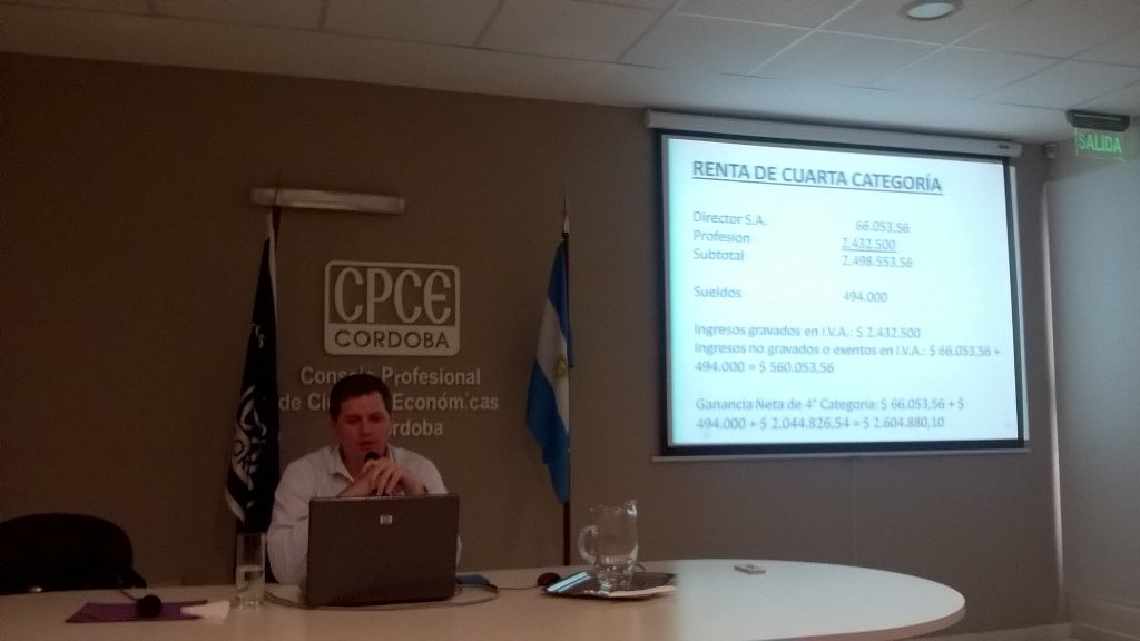 TomasAlejandroS's tweet photo. Capacitación: Impuesto a las Ganancias y a los Bienes Personales. @CPCECordoba https://t.co/x1UrYnfu88