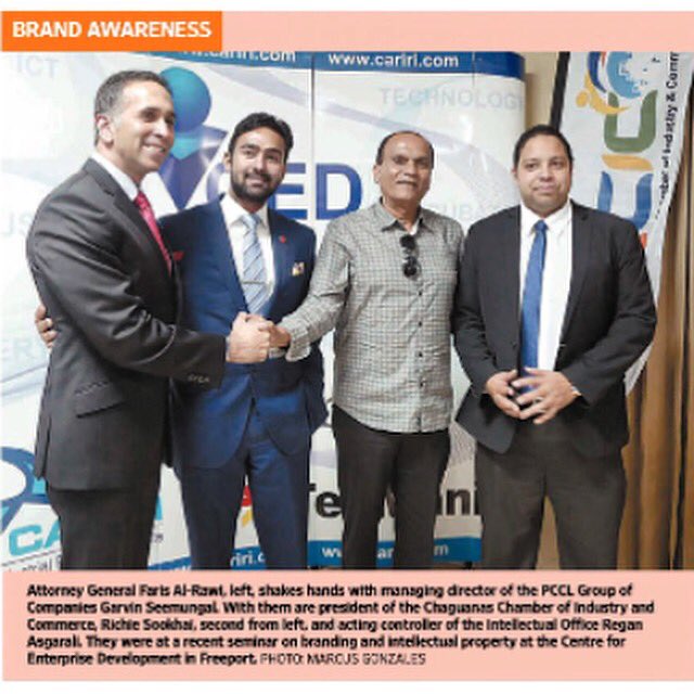Min_AGLATT's tweet photo. Branding and IP-Creating Value for your Business #worldipday #ipotrinbago #intellectualproperty #AGLATT #GoRTT 🇹🇹 https://t.co/fxwzQ9LKtr