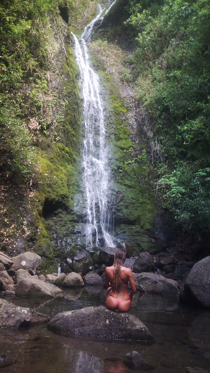 Traderjoe's tweet image. Hawaii natural waterfalls are amazing.