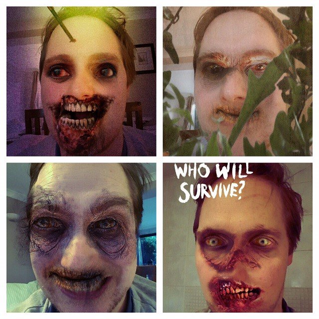 Andysbooks's tweet photo. Some #Zombies are just not scary. #WalkingDead 'Dead Yourself' App, great fun #deadyourself #zombieapp #happyzombie https://t.co/G6vDtPdWsG