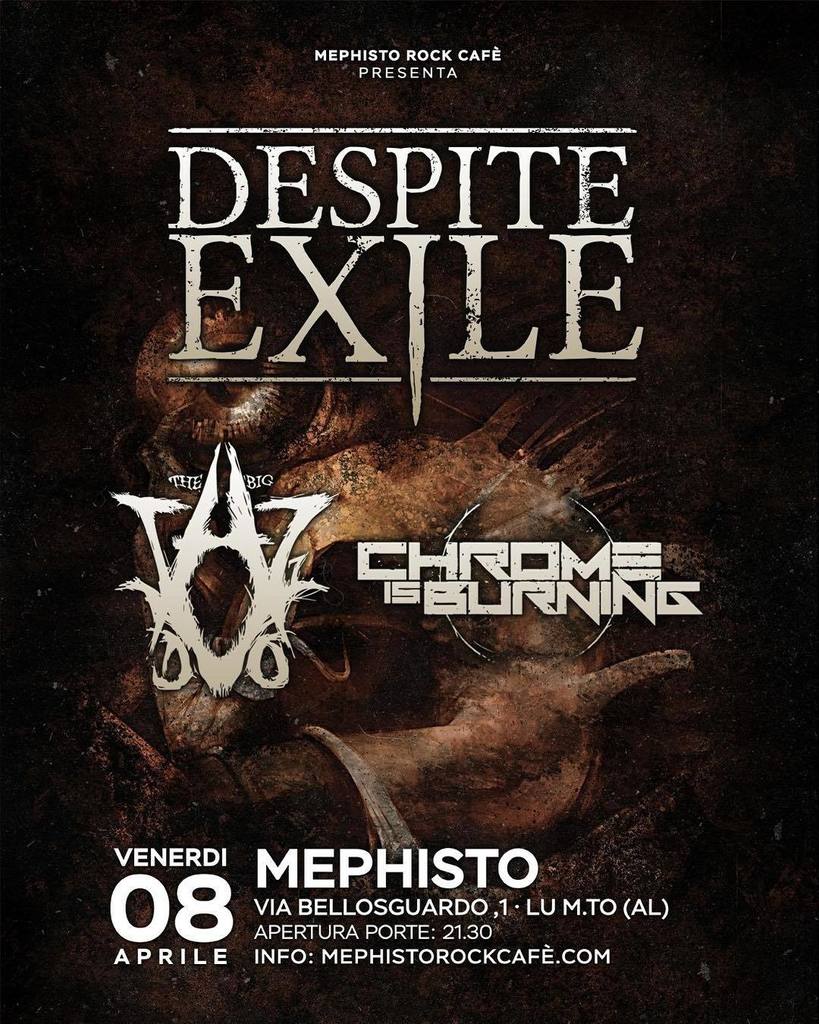 ChromeIsBurning's tweet photo. This night will be sick! #metal #metalcore #deathcore #djent #aliencore #italiancore #band… https://t.co/FKV9po5VDY https://t.co/0ZpbiyeeZS