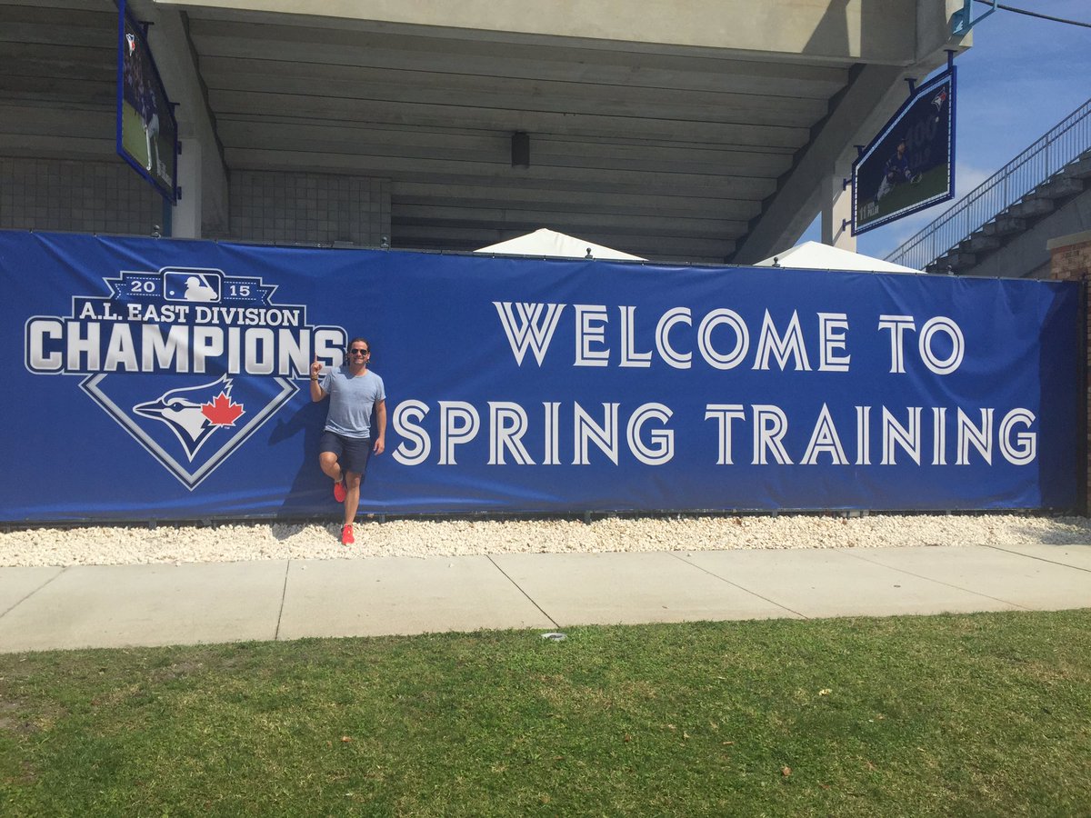 MattDeanPettit's tweet photo. Here we go! #ItAllStartsHere @BlueJays #TimeOutWithMDP https://t.co/kP3WEyoZzi