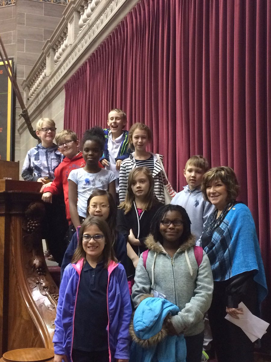 Meeting with students from Kennard Classical Junior Academy made for a nice break in a busy day at the Capitol!